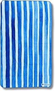 Toalha de Microfibra, Tamanho Gigante, 150x90cm, Ultra-absorvente, Seca Rápido, Sem Odor, Leve, Compacta, para praia, natação, viagens, trilhas (Maré Azul)
