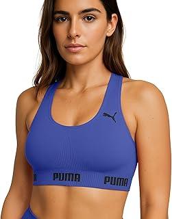 Top Academia Puma Alta Sustentação Sem Bojo Sem Costura Treino Fitness Esportivo Feminino Original.