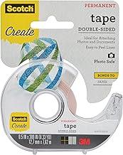 Scotch Create Double-Sided Permanent Tape-.5"X300" -002-3M