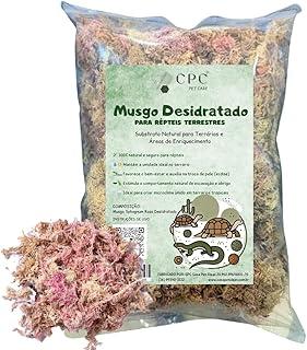Musgo Desidratado para Terrários de Répteis Terrestres CPC Pet Care (1 Litro)