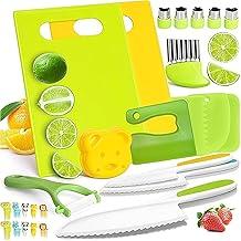 27 Utensílios de Cozinha Montessori,Inclui utensílios de cozinha reais,Facas de Plástico,Cores vivas,adequado como presente para meninos e meninas,Material Educativo para Desenvolvimento