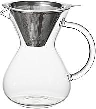 Cafeteira Manual Em Jarra De Vidro Borossilicato Com Filtro Em Inox 460ml