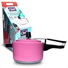 Panela de Pressão Rosa com Valvula de Segurança de Silicone Bon Chef 2,5 litros