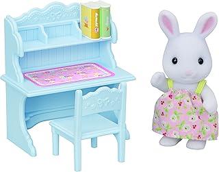 Sylvanian Families - 5679 Conjunto Escrivaninha - Menina Coelho Neve, Cor: Multicolor