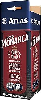 Atlas - Rolo de Pintura Multiuso de Lã Sintética de 23cm com Manta com 25mm de Altura.