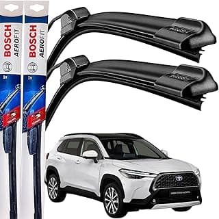 Palheta Limpador Parabrisa Bosch Aerofit Par de Palheta Limpadora Dianteiro Original Corolla Cross 2021 á→ 2024