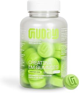 Guday Creatina Monoidratada em Gummies 30 Gomas Sabor Maçã Verde – Suplementação Prática e Refrescante para Sua Rotina de Treinos
