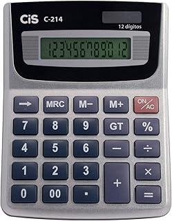 Calculadora de Mesa, CIS, Calck C-214 41.7700, Cinza