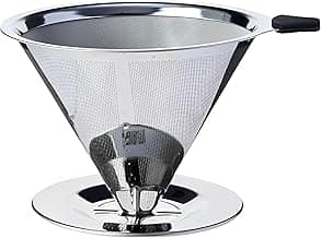 Coador Filtro De Café 103 Inox Peneira Aço Reutilizável Dúravel Sem Uso De Papel Premium