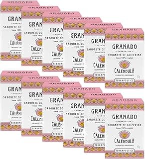 Granado Sabonete Glicerinado Terrapeutics, Calêndula, 90g, 12 Unidades