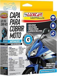 Luxcar Motolux Capa para Cobrir Moto G – Impermeável com 10.02% de desconto por R$ 38,06 na amazon