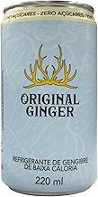Original Ginger Refrigerante Zero Açúcar, Sabor Gengibre, 220ml, Pack com 6 Latas, 7 Calorias