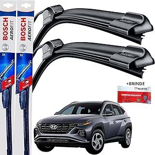 Par Palheta Limpador Parabrisa Dianteiro Silicone Bosch Paleta Hyundai Tucson 2017 á→ 2024