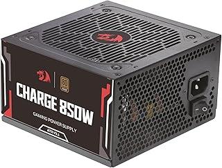 Fonte Gamer Redragon Charge 850W Preto ATX 80 Plus Bronze Capacitores 100% Japoneses FRC-850