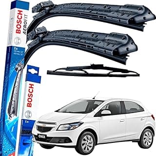 Palheta Limpador Parabrisa Bosch Aerofit Par de Palheta Limpadora Dianteiro Original GM ONIX 2012 À 2018 com 14.51% de desconto por R$ 111,07 na amazon