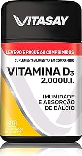 Multivitaminico Vitasay Vitamina D3 2000UI com 90 Comprimidos