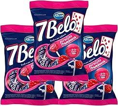 Kit Com 3 Pirulito 7 Belo 500g Framboesa