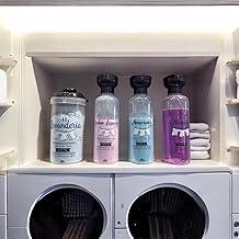 Kit Porta Sabão Amaciante Alvejante C/Tampa Dosadora 4 Un - Plasútil Cor:Preto