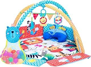 Maxi Baby Tapete Ginásio Com Bolinhas Para Bebê Party Azul