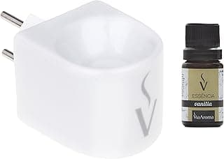 Aromatizador de Ambiente Via Aroma Difusor Elétrico + 1 Essência (Vanilla) com 10% de desconto por R$ 44,10 na amazon