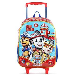Mochila Infantil com Rodinha, Xeryus, Patrulha Canina Fire Rescue, Grande