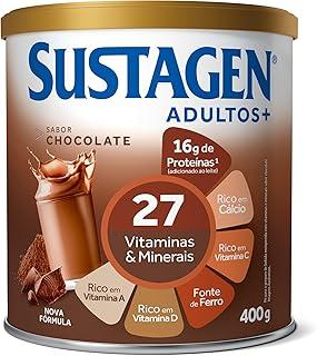 Complemento Alimentar Sustagen Adultos+ Sabor Chocolate - Lata 400g