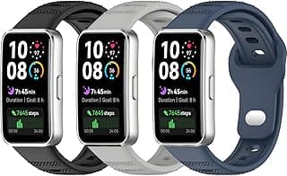 3Peças Pulseira Compatível para Huawei Band 10 9 8,Bracelete Correia Cinta Alça de Substituição para Huawei Band 8 9 10