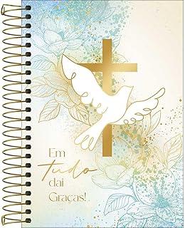 Tilibra - Agenda Espiral Diária 14,0 x 20,0 cm Louvor 2026 - Em Tudo Dai Graças!