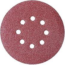 Kit 100 Disco de lixa vermelho 150mm Grão 80 - Starfer