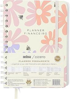 PLANNER PERMANENTE WIRE-O MELISSA FINANCEIRO A5 BLOCK BLOOMY