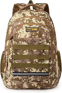 Mochila Camuflada J'PRIB Tática Reforçada, Divisórias e Espaço para Notebook Escola Faculdade