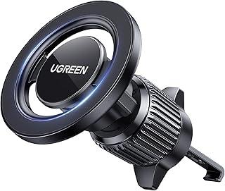 UGREEN Suporte de Telefone para Carro Magsafe Air Vent Suporte Magnético para Carro Compatível com iPhone 16 15 14 13 12 Pro Max, Ímã Mais Forte, Preto