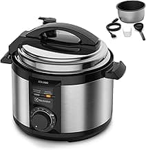 Electrolux Panela pressão elétrica capacidade 3L silenciosa segura 9 travas segurança timer feijão manter aquecido alça antitermica PCE15 inox 220v por Rita Lobo