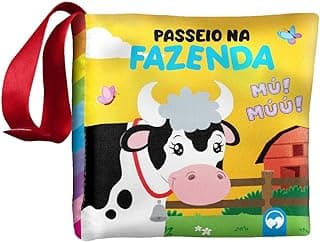 BEBÊ FELIZ - PASSEIO NA FAZENDA: LIVRO DE PANO INFANTIL com 27.73% de desconto por R$ 21,61 na amazon
