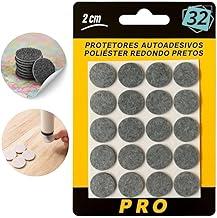 kit 32 Pcs de Feltro Adesivo Protetor para pé de Cadeira, Sofá e Móveis Pesados e Antideslizante redondo, Proteção Ideal e Durabilidade