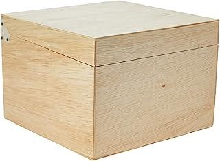 Souza & Cia, Caixa de fichário, 6x9 (Grande), Madeira Pinus Luxo (Ref: 3543)