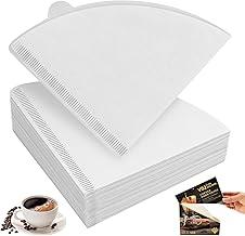 Filtro para V60 02, 100 Unidades Filtro de Papel para Coador de Café V60, Tamanho 02, Filtro Cafe ​​2-4 Xícaras para Cafeteira de Coar e Gotejamento (Branco)