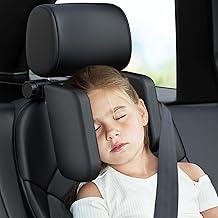 JZCreater Almofada de encosto de cabeça para carro, almofada de suporte para pescoço de cabeça, encosto de cabeça para assento de carro para crianças, almofada de dormir ajustável