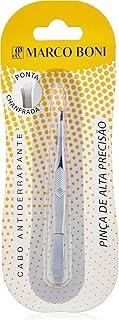 Marco Boni Pinça 90Mm Cromada Ponta Chanfrada Aço Carbono 6120B