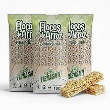 Kit 3 Flocos de Arroz Caramelizado Fibrasmil 100g | Cereal Crocante Caramelizado | Sem Glúten