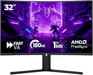 Monitor Gamer Curvo Haiz 32” LM32GM VA Full HD 180Hz 1ms FreeSync HDR10 HDMI DisplayPort Curvatura R1500