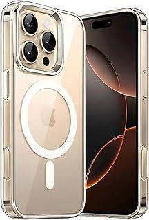 Capa Mag-Safe para [iPhone 16 PRO] Capinha Magnetica Premium com [Proteção de Câmera] Clear Case Transparente [Anti-Amarelamento], Compatível com MagSafe, Resistente a Riscos e Anti Impacto