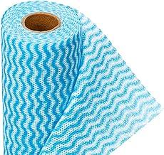 Kit 50 Pano de Limpeza Flanela Lavável Reutilizável Secagem Rápida Multiuso Tipo Perfex Rolo Com Paninhos Limpa Tudo Cozinha Móveis Vidros – 25x30cm