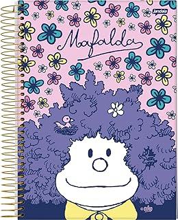Jandaia - Caderno Espiral Universitário CD 10 Matérias 160 Fls Mafalda Flores FSC