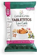Tabletitos Low Carb Alho e Manjericão 50g - Leve Croc - Sem Glúten