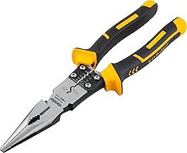 Vonder, Alicate Bico Meia-Cana Reto 9", Para Eletricista, Multifunção, Com Isolação Até 1.000 V.