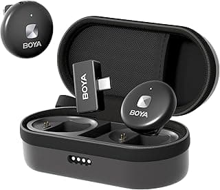 Microfone de lapela sem fio BOYA Omic-U para iPhone 15/Android, USB tipo C, microfone de lapela para Stream gravação de vídeo com 5% de desconto por R$ 365,75 na amazon