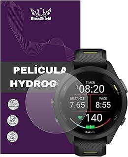Película para Garmin Forerunner 265 - Hydrogel HD Premium BlessShield (Kit 3 Unidades) (HD Clear, 46mm)