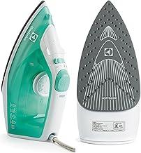 Ferro de passar seco e vapor Electrolux base antiaderente ceramica vapor vertical extra anti gotejamento 1200W cabo 1,65m verde SIE70 127V