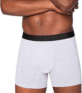 Cueca Boxer Lupo Algodão Cotton Respirável Masculina Cós Confortável